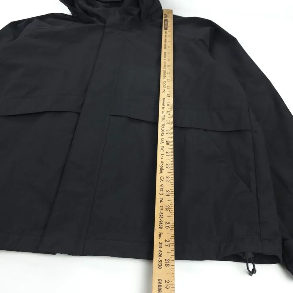 UNIQLO Windproof Stand Collar Blouson Soft Shell Hoodie Jacket Gorpcore Minimal - Picture 5 of 13
